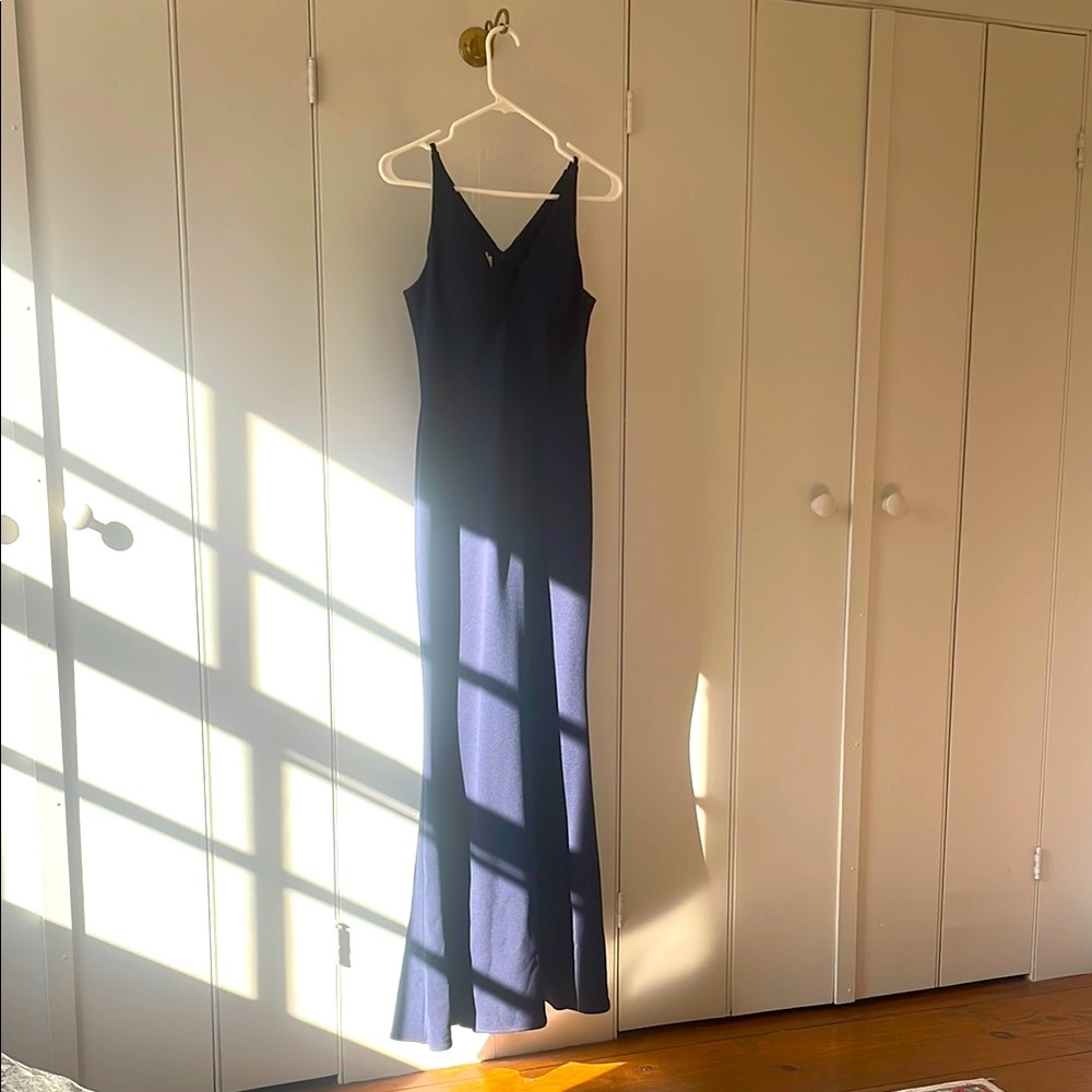 Elegant BHLDN Navy Blue Dress